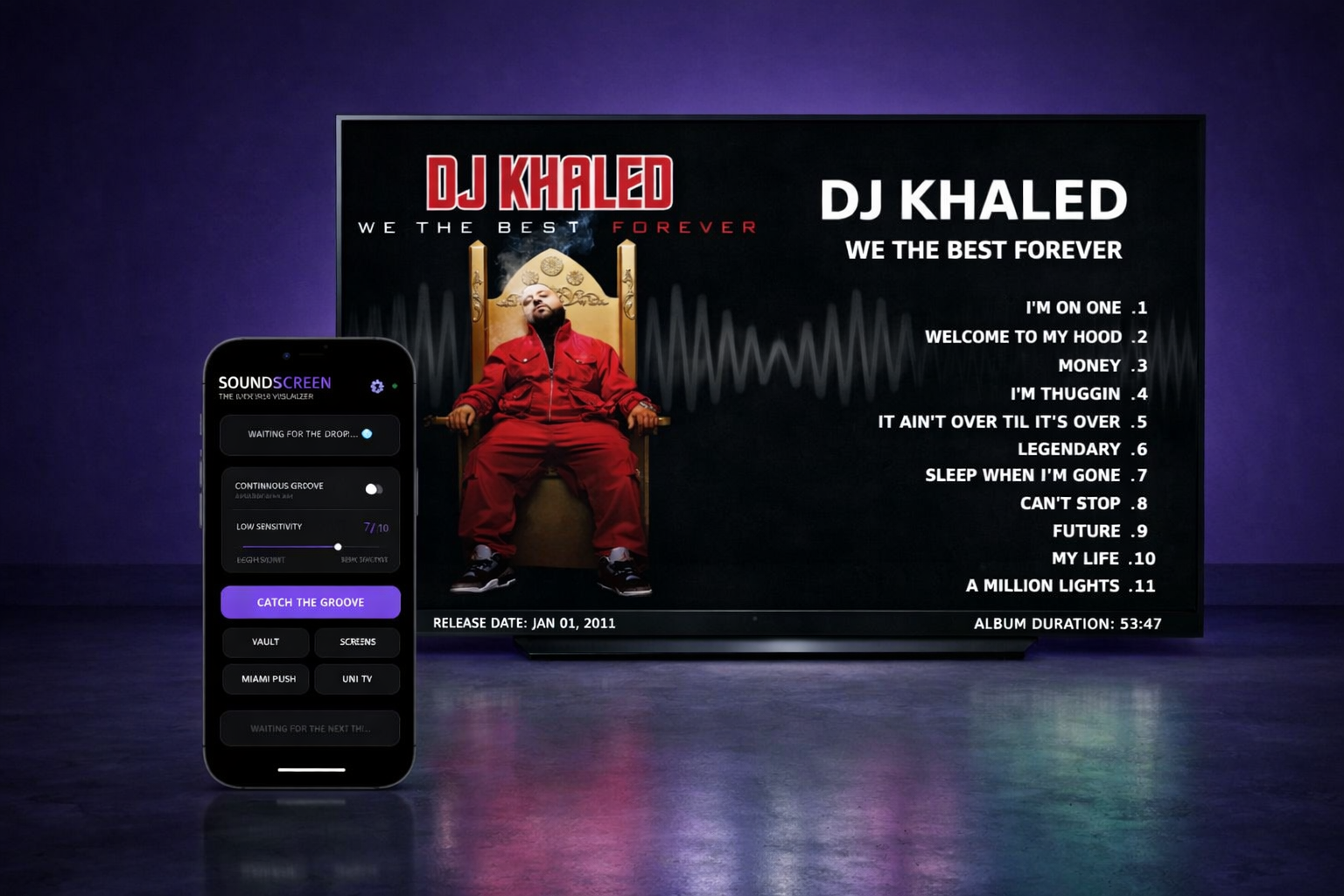 SoundScreen studio view